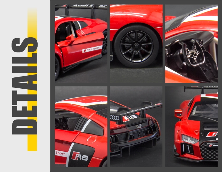CCA 1:24 Audi R8 LMS Diecast Model Car - Image 5